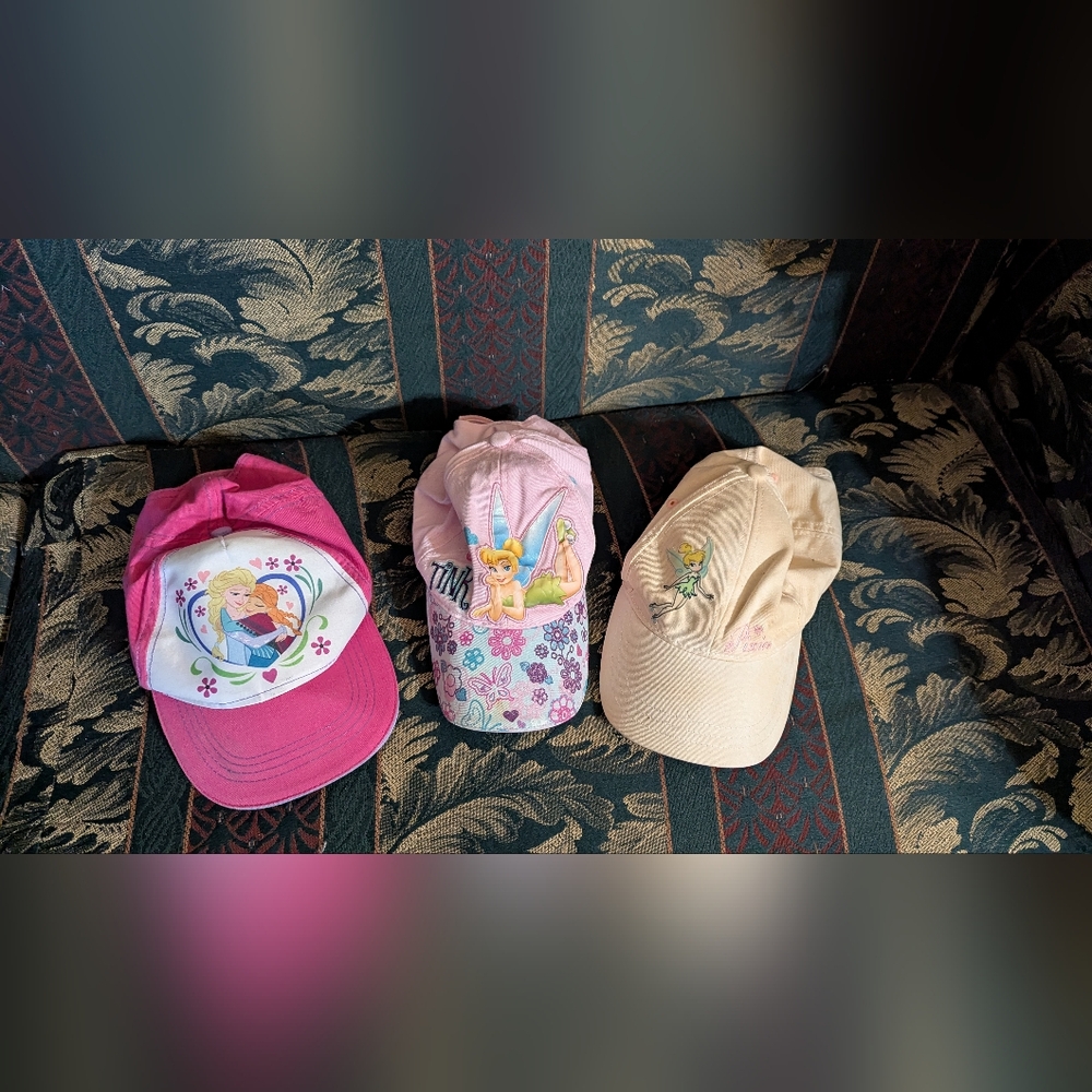 Set of Three Cartoon Character Caps